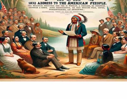 Choctaw Chief George W. Harkins Address to the American People 1832