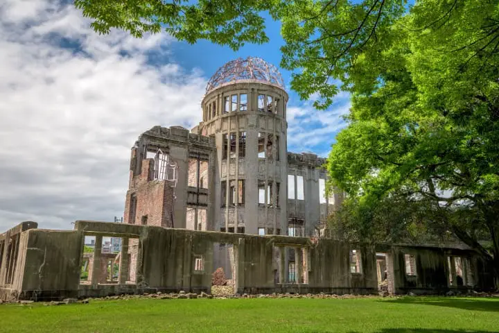 bombings of Hiroshima and Nagasaki in 1945